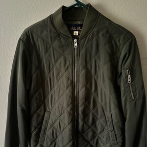 Olive Green Bomber Jacket